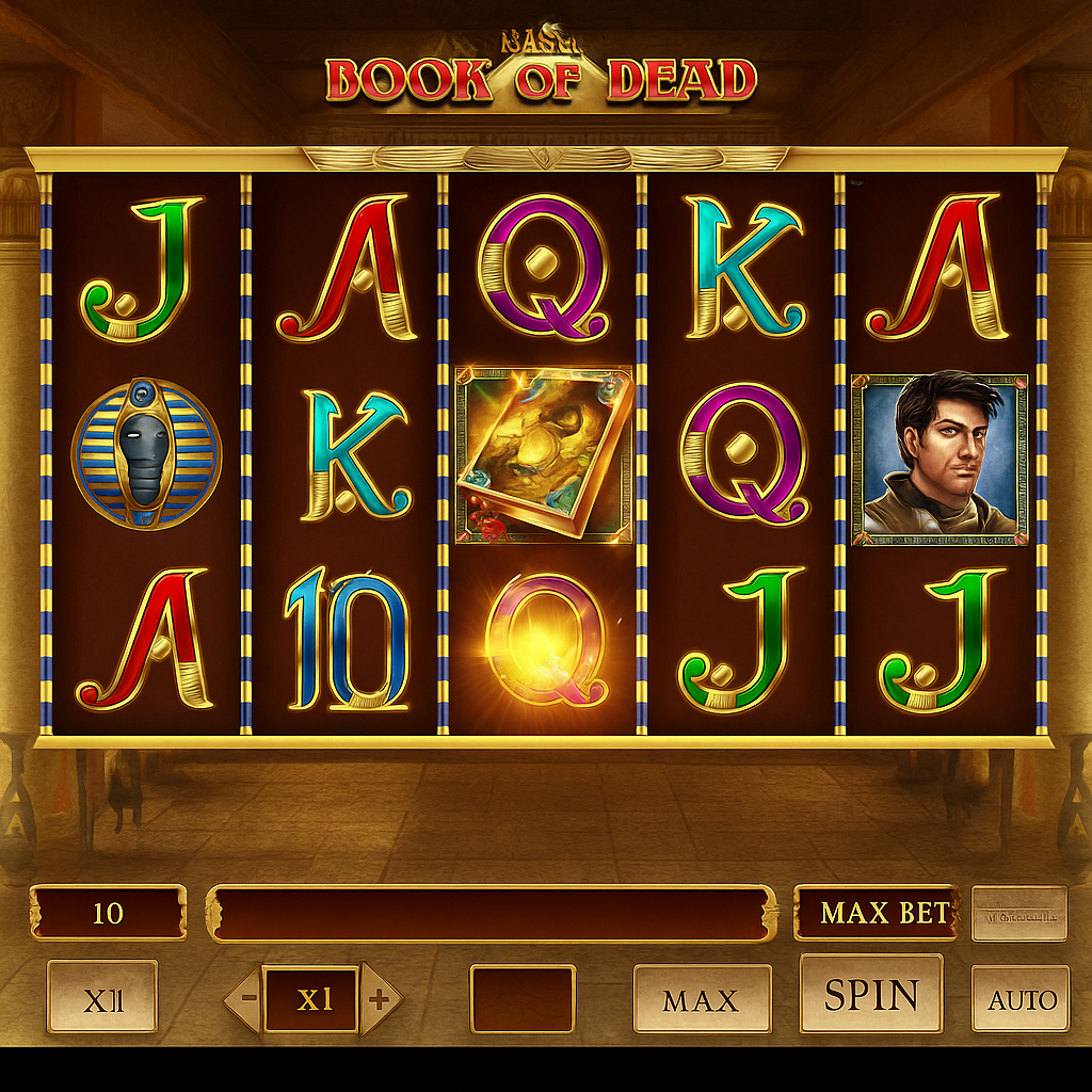 Simsinos - Book of Dead Slot Game - Play'n GO
