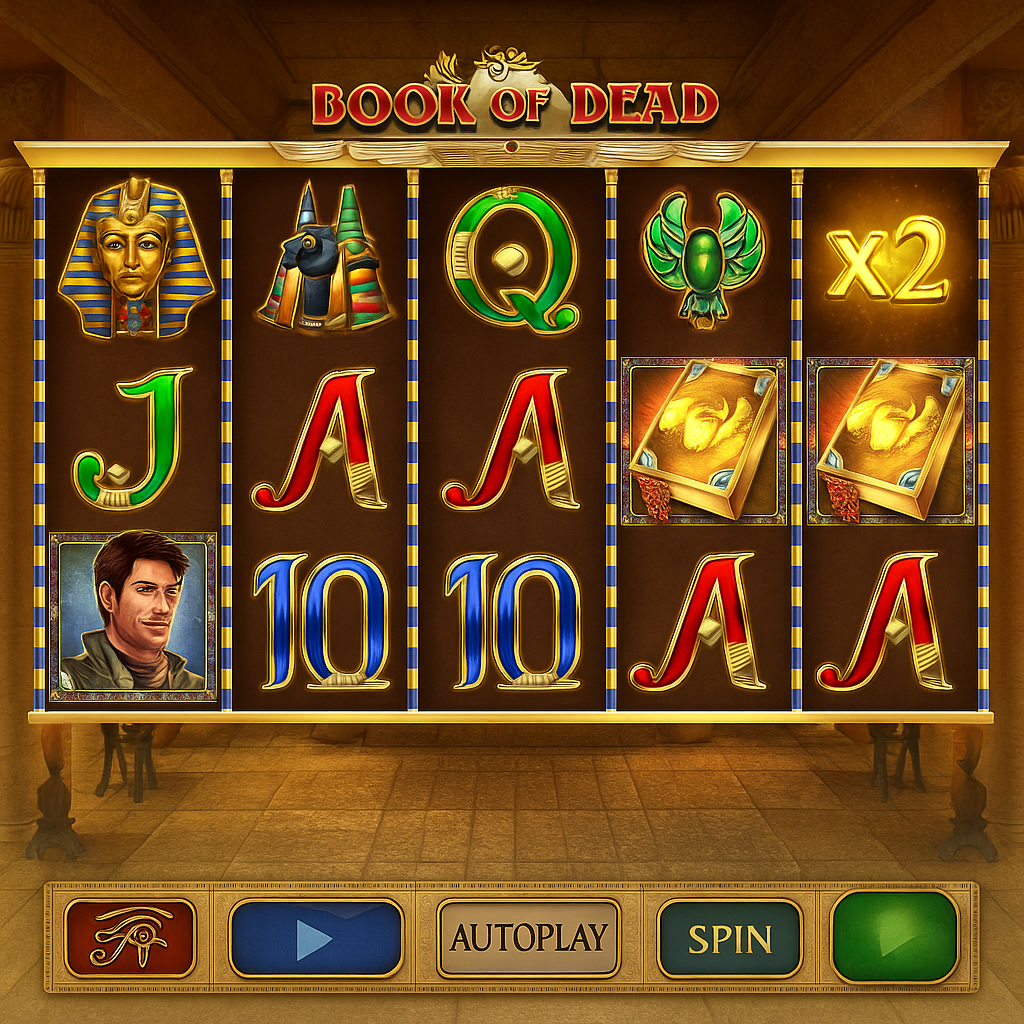Simsinos - Book of Dead Slot - Aventure Égyptienne