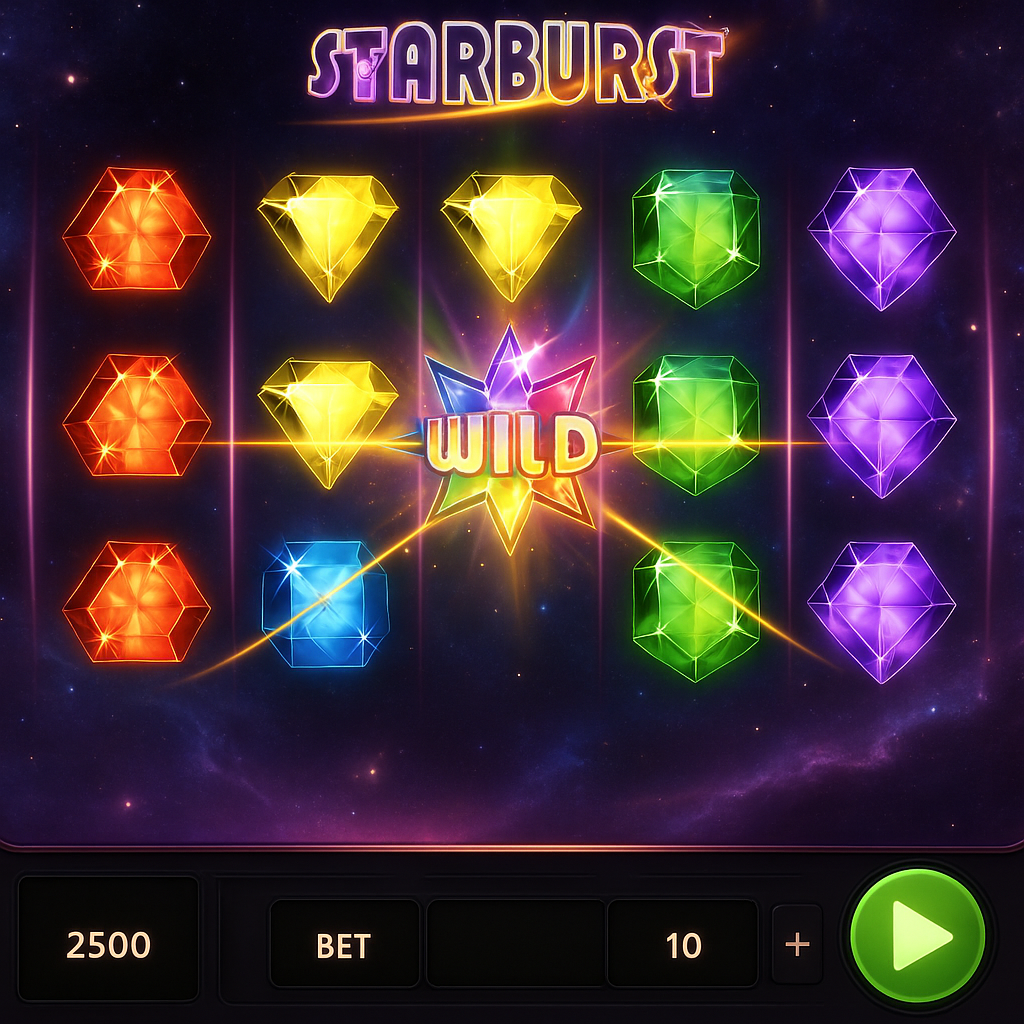 Simsinos - Starburst Slot Game - NetEnt